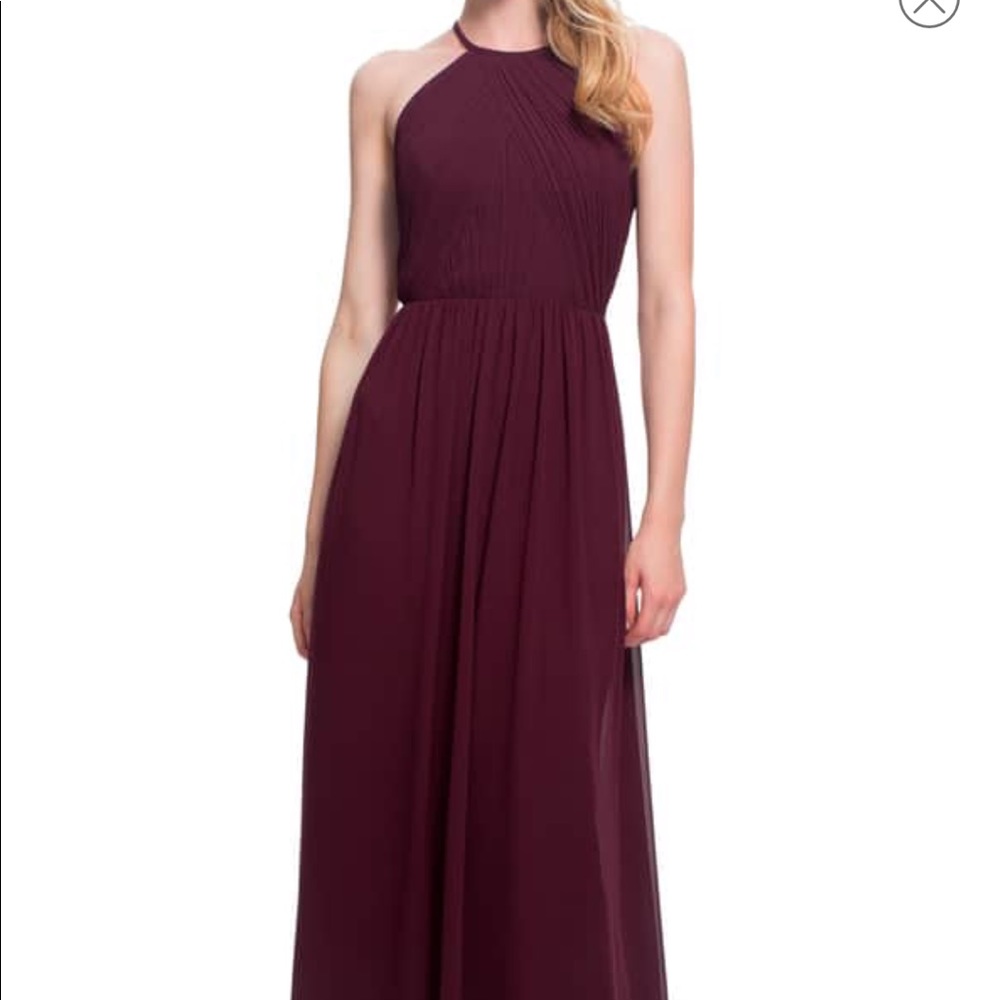 Bill Levkoff Wine Dress